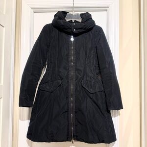 Moncler Black Hooded Down Parka Size 3 (Large)